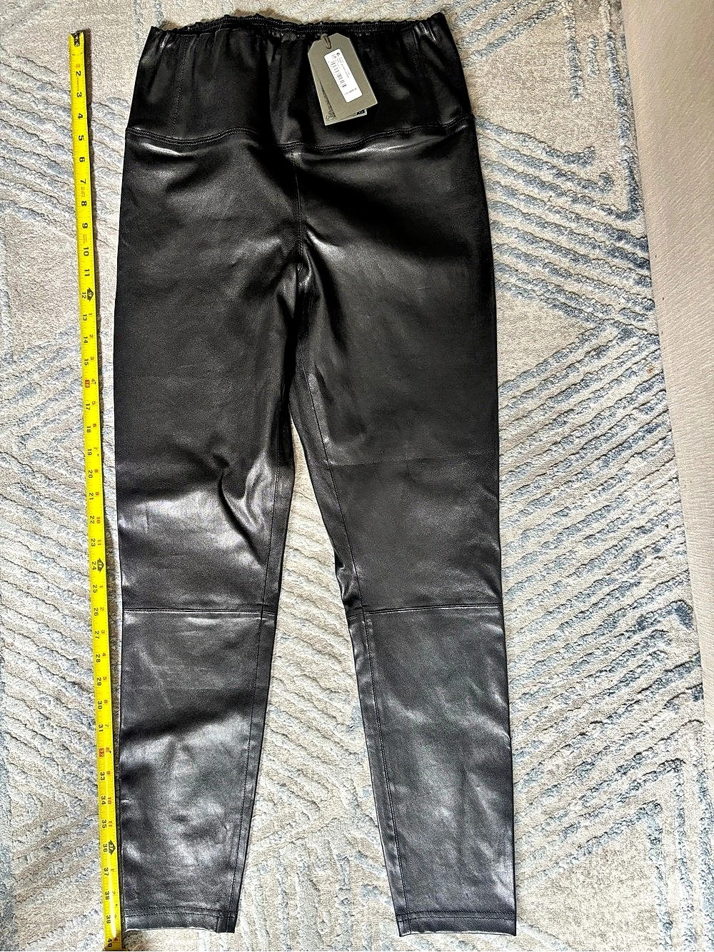 AllSaints Cora REAL Leather Leggings Black